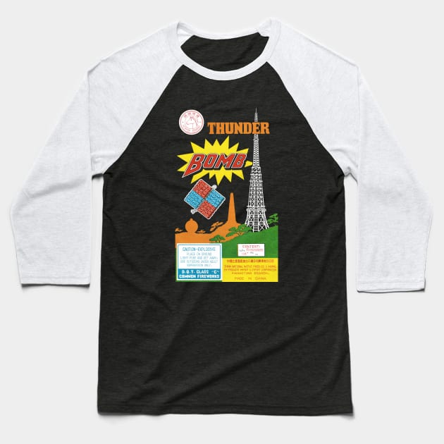 Thunder Bomb Baseball T-Shirt by PyroFlashgear